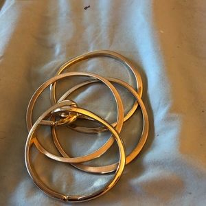 Bangles (set of 4) gold tone